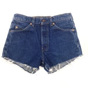 Levi's Women's 517 High Rise Cut Off Shorts Size 28